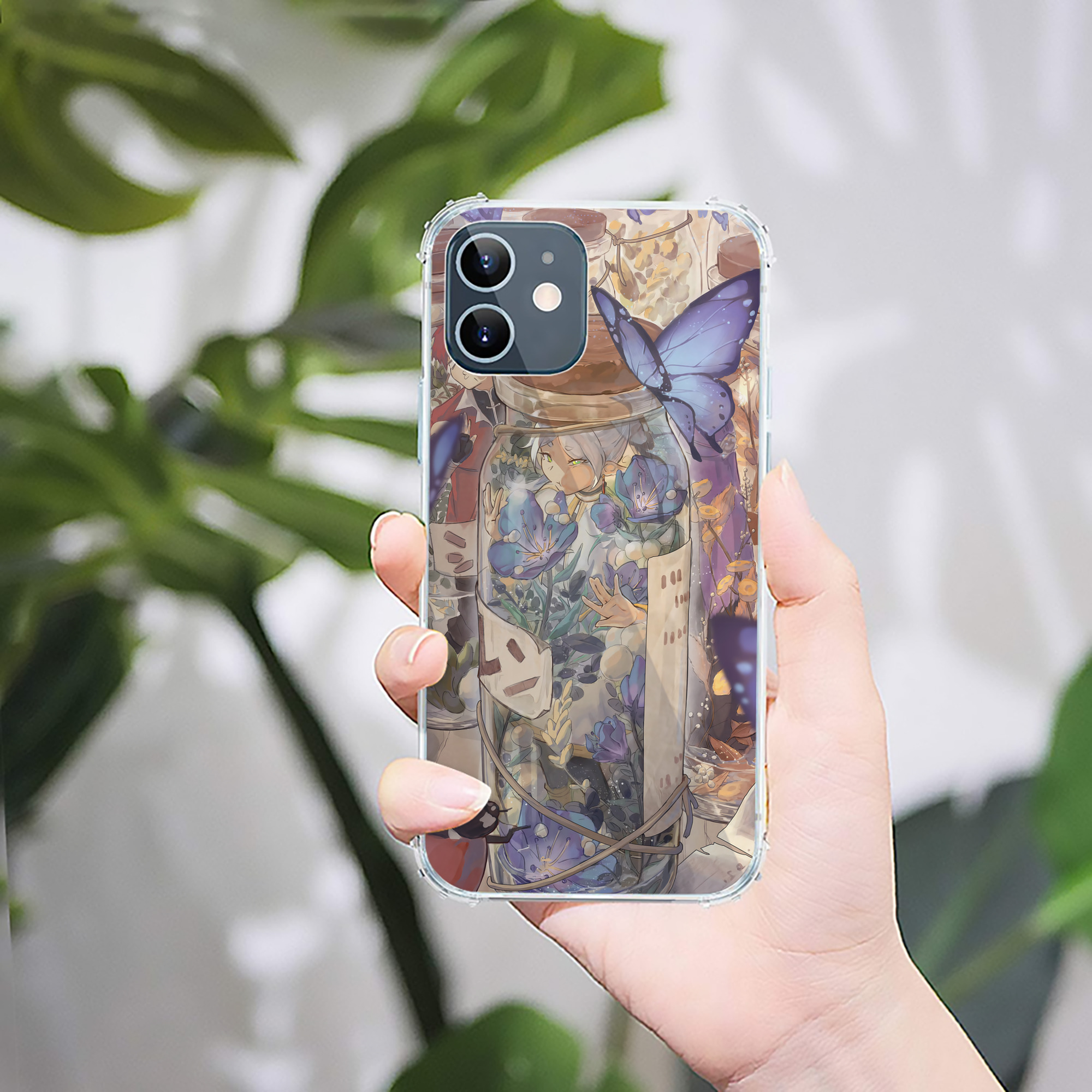 （画像用） 葬送のフリーレン Frieren 【iPhone 12シリーズ対応】透明スマホケース（クリアソフトケース）